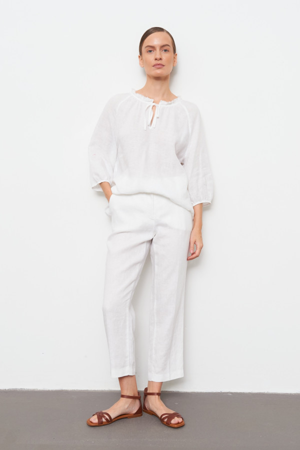 Брюки изо льна