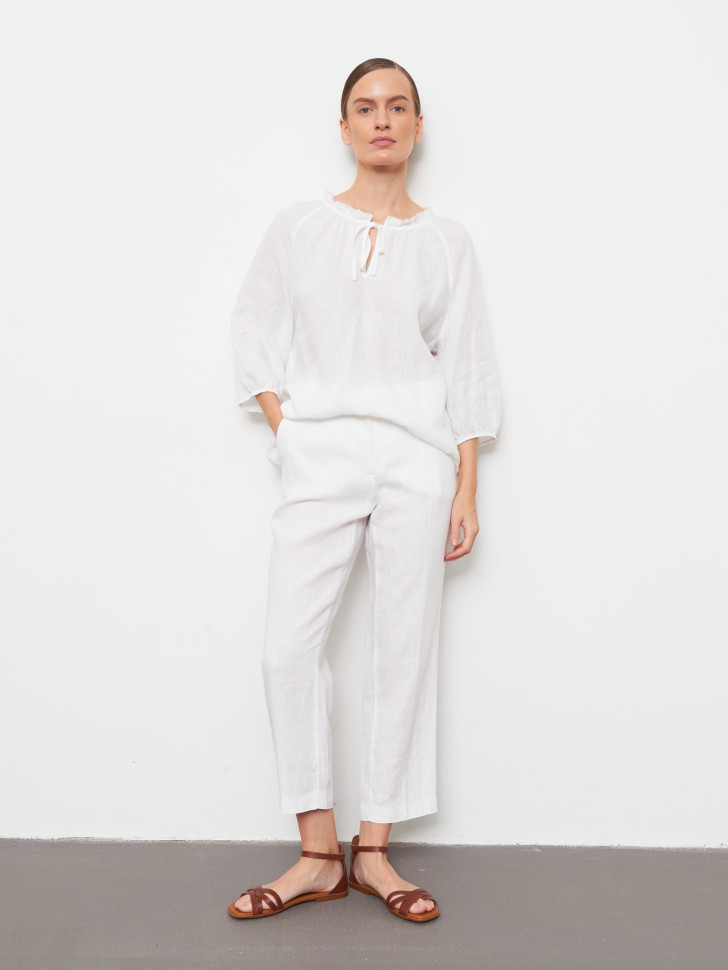 Брюки изо льна