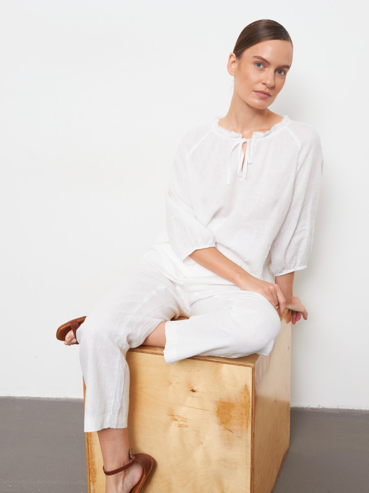 Брюки изо льна