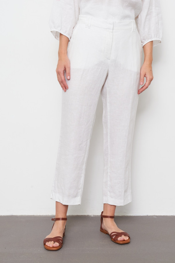 Брюки изо льна