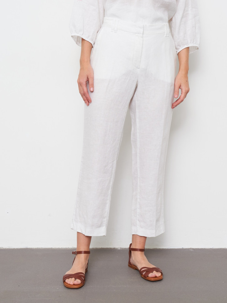 Брюки изо льна