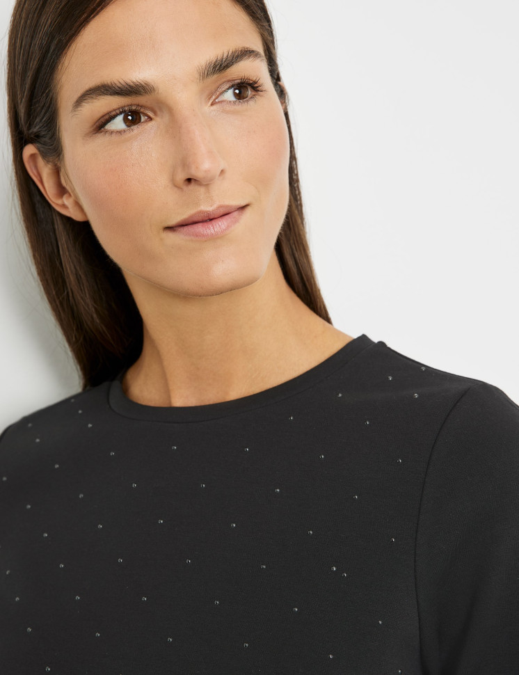 Свитшот со стразами