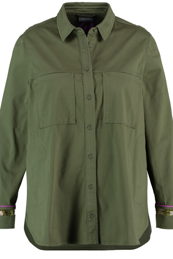 Рубашка в стиле милитари