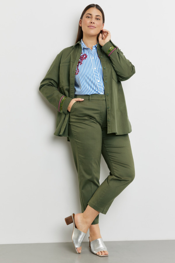 Рубашка в стиле милитари