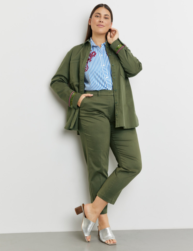 Рубашка в стиле милитари