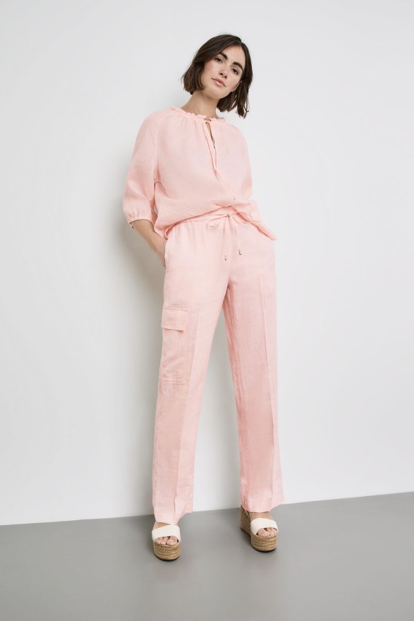 Брюки широкие