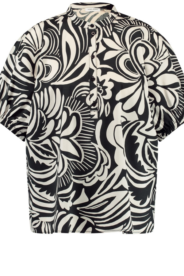 Блузка с цветочным принтом