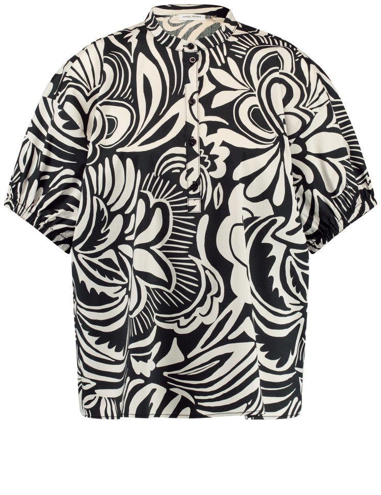 Блузка с цветочным принтом