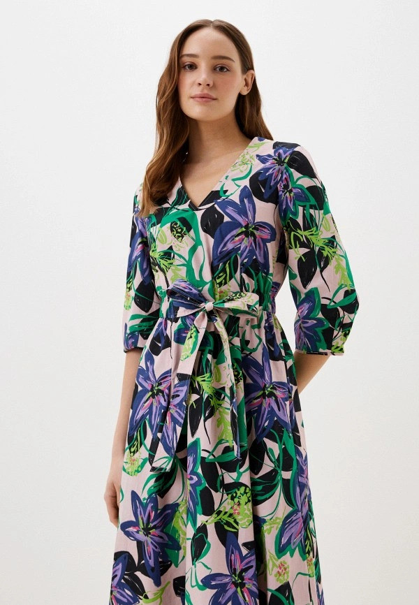 Платье с принтом