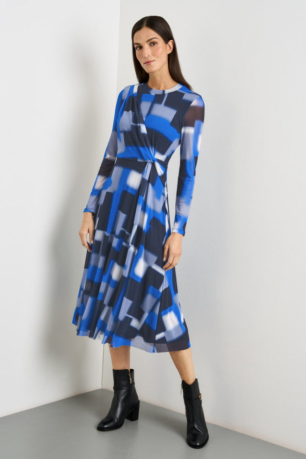 Платье-макси с имитацией запаха