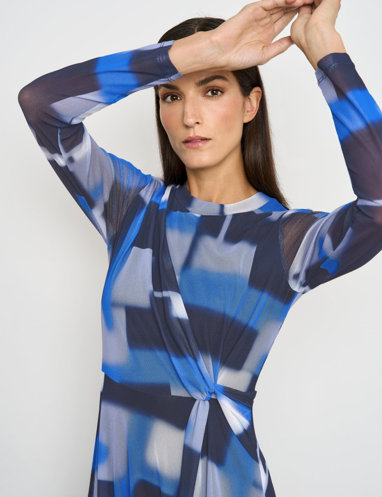 Платье-макси с имитацией запаха