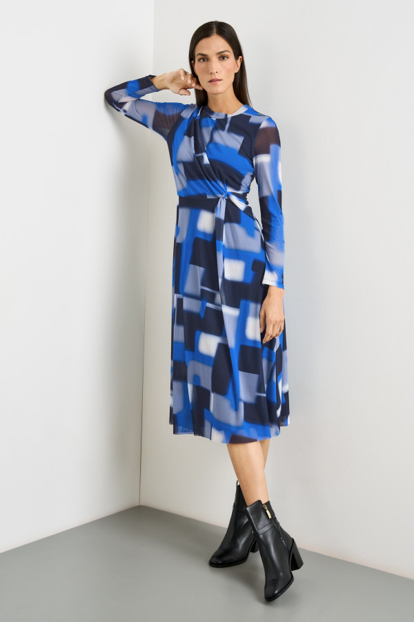 Платье-макси с имитацией запаха