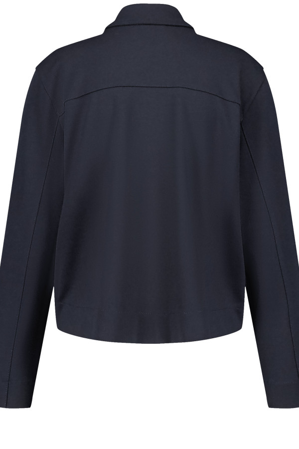 Жакет с накладными карманами