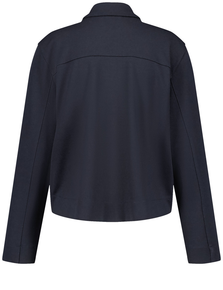 Жакет с накладными карманами