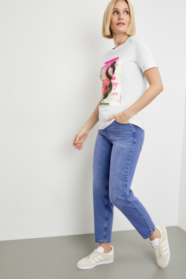 Футболка с принтом