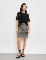 Юбка из фактурного хлопка