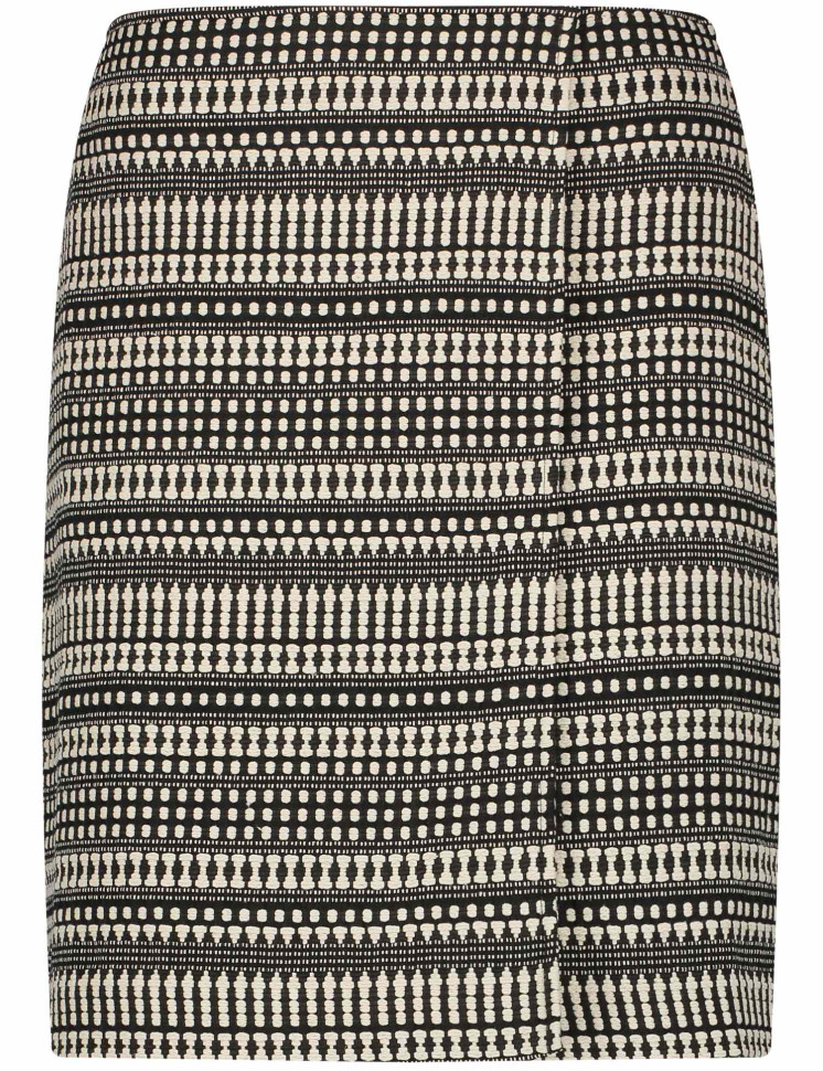 Юбка из фактурного хлопка