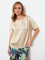 Футболка из комбинированной ткани