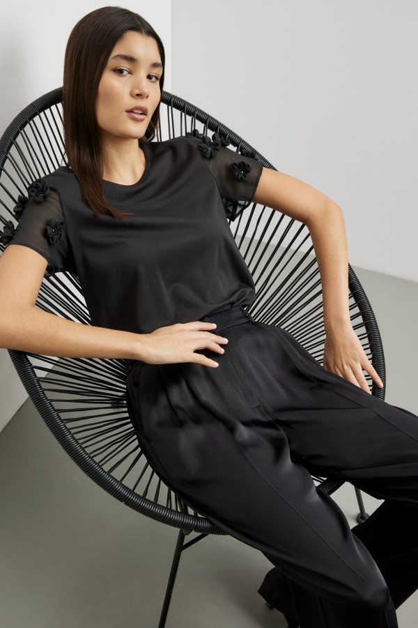 Брюки широкие