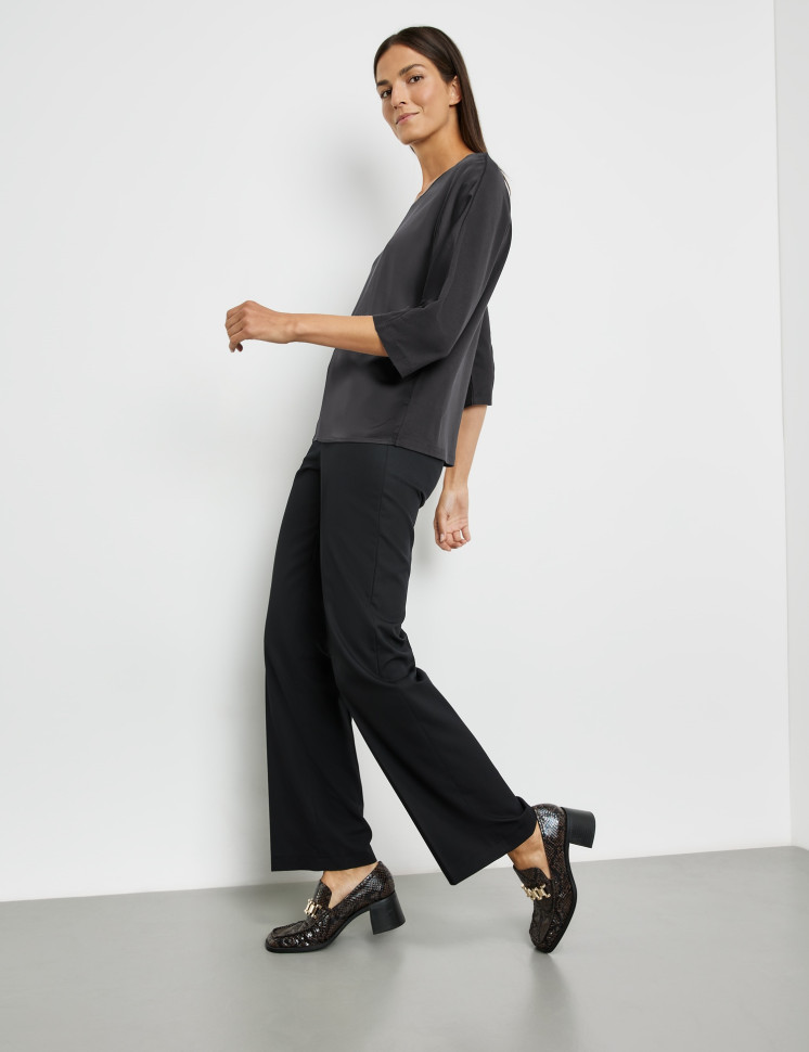 Лонгслив с рукавами 3/4