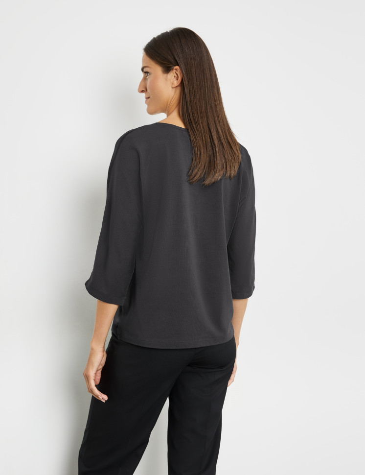 Лонгслив с рукавами 3/4