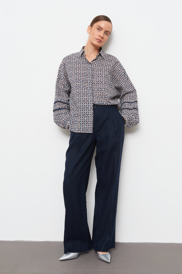 Брюки изо льна