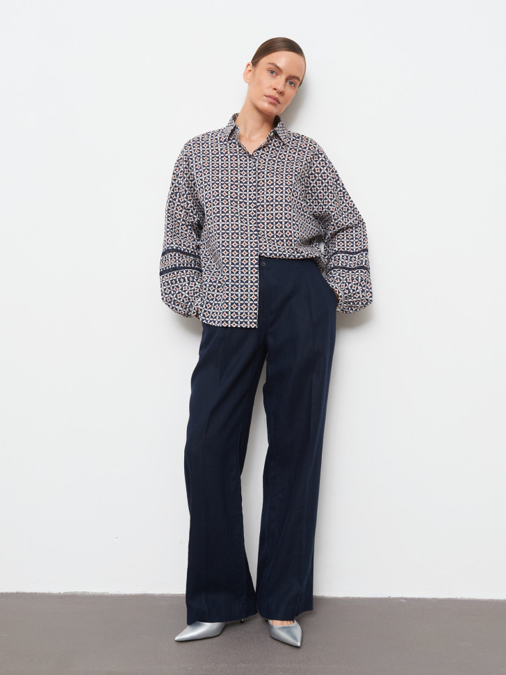 Брюки изо льна