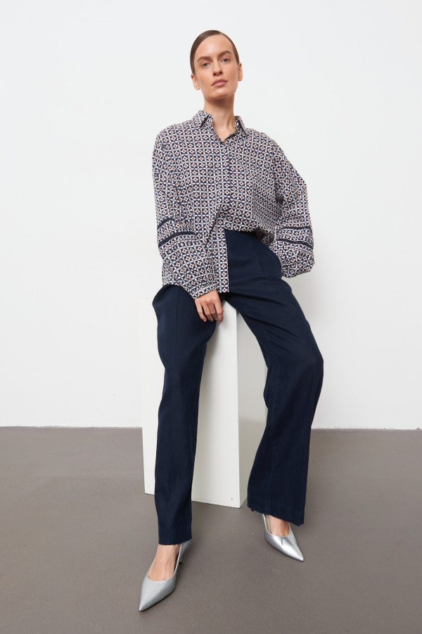 Брюки изо льна