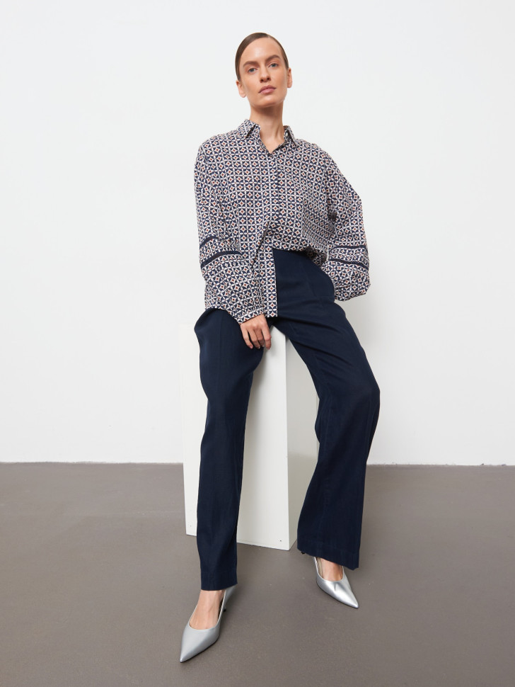 Брюки изо льна