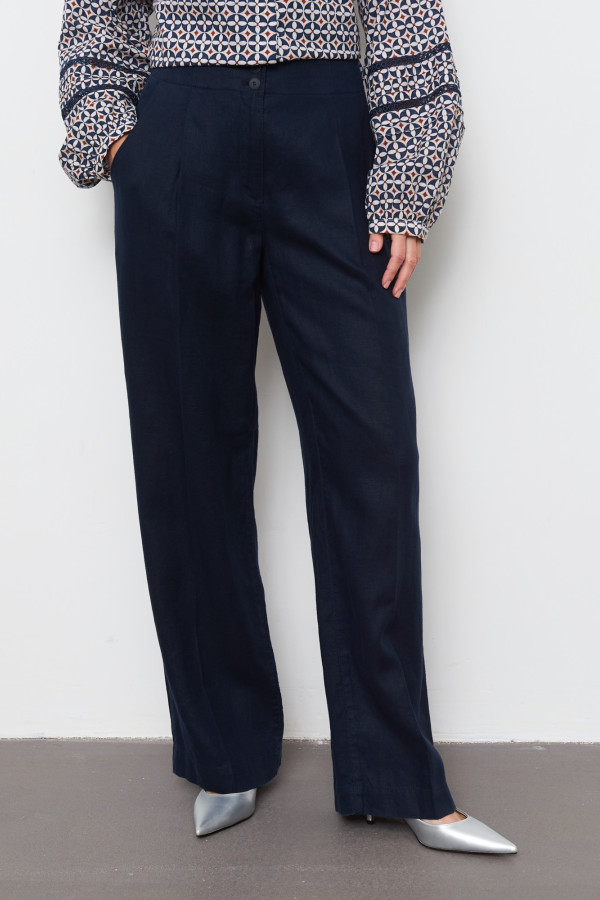 Брюки изо льна