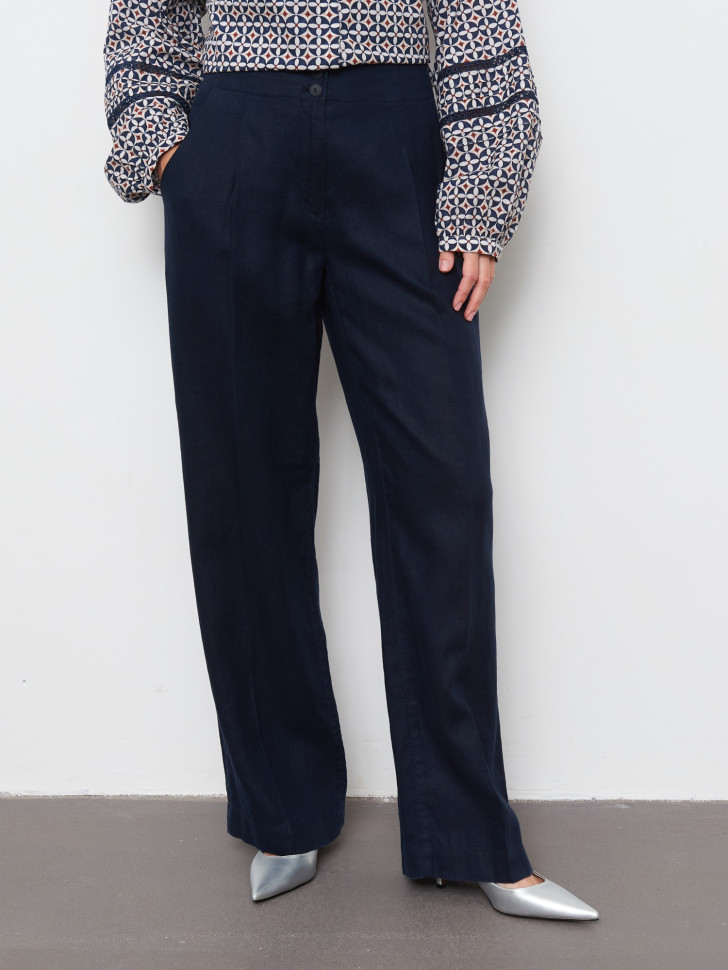 Брюки изо льна