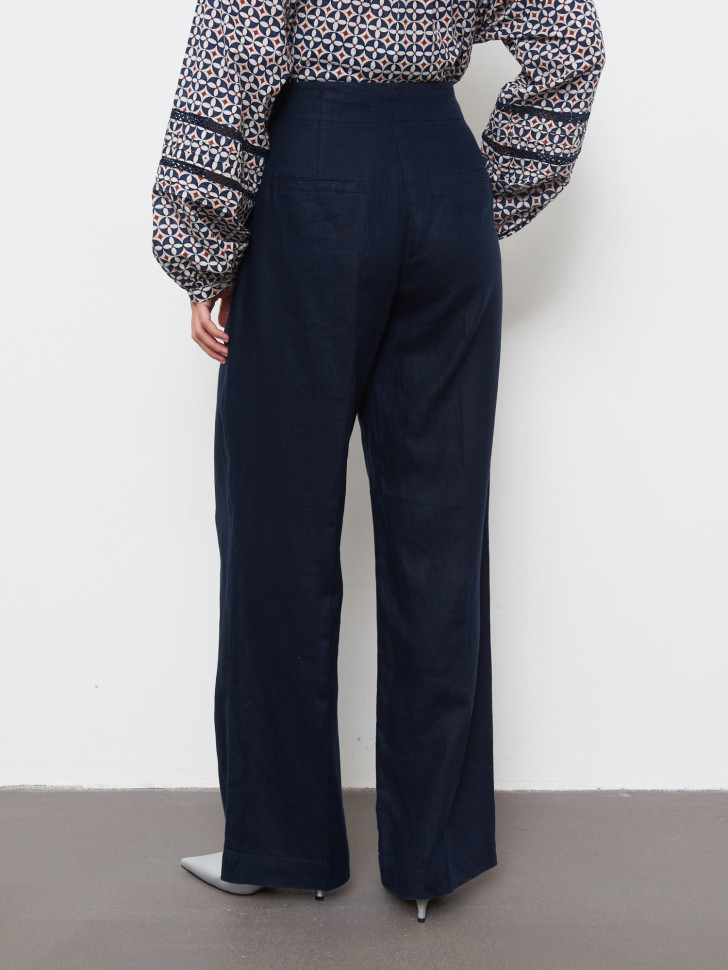 Брюки изо льна