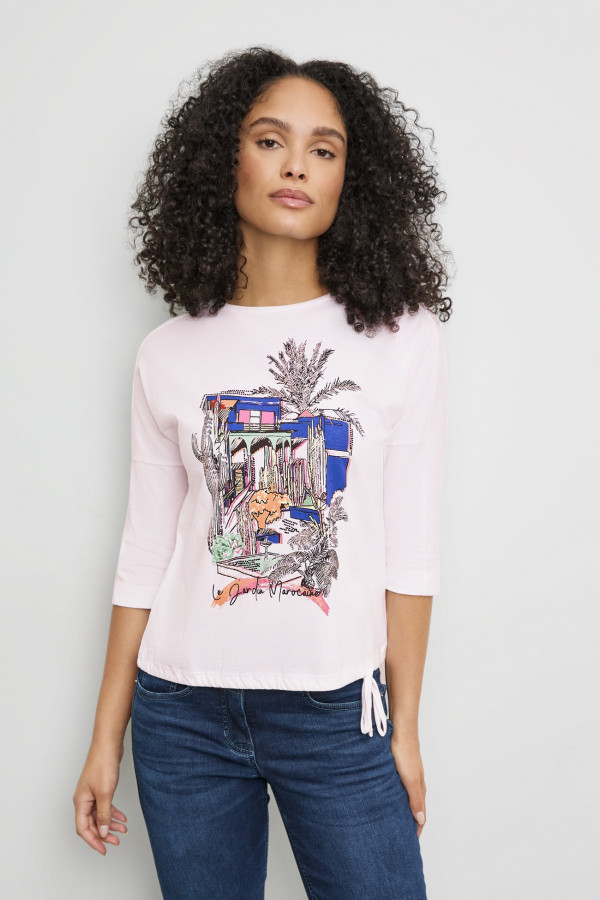 Лонгслив с кулиской