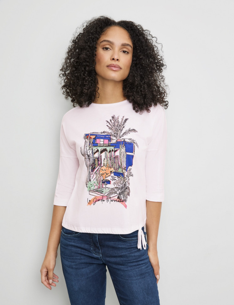 Лонгслив с кулиской