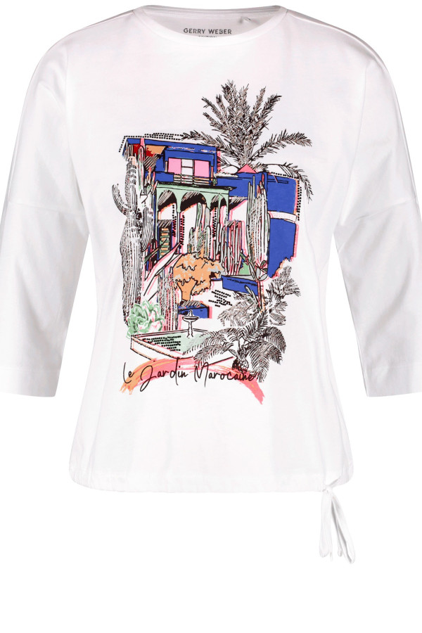 Лонгслив с кулиской