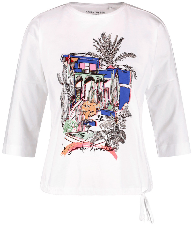 Лонгслив с кулиской