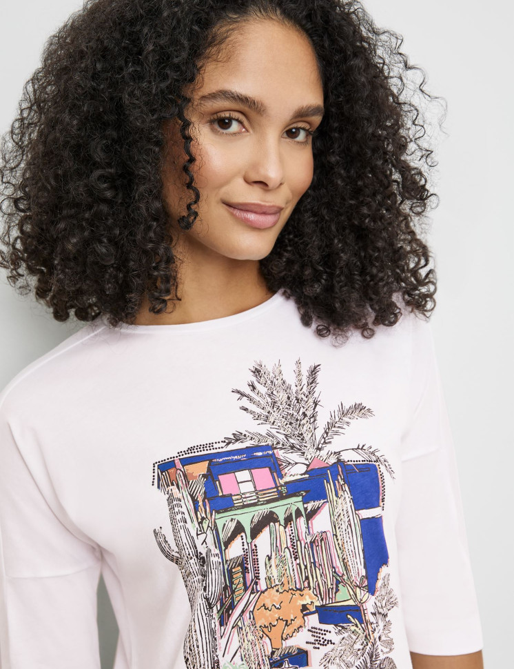 Лонгслив с кулиской