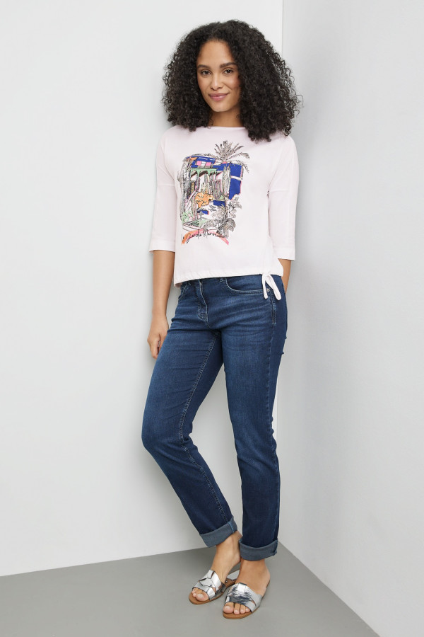 Лонгслив с кулиской