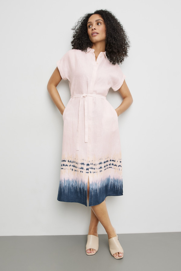 Платье изо льна