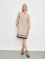 Платье мини в горох