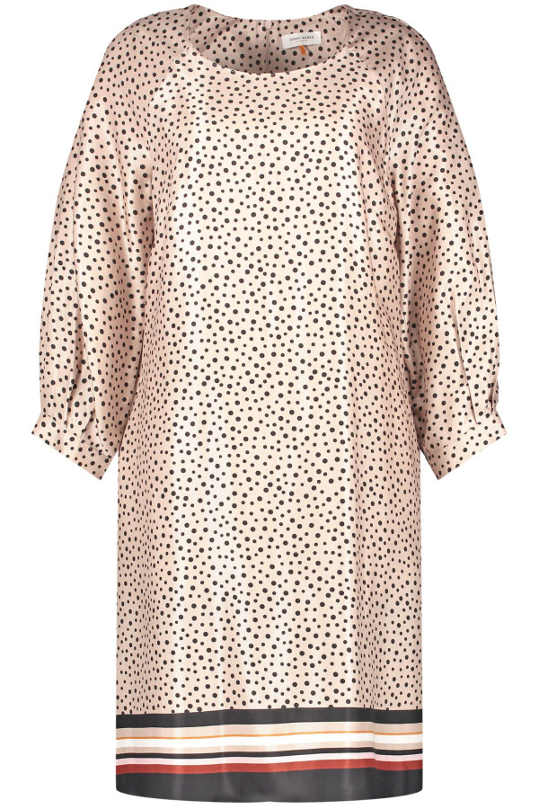 Платье мини в горох