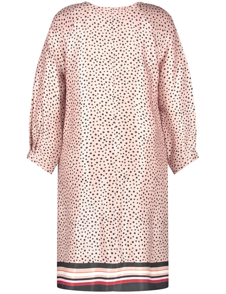 Платье мини в горох