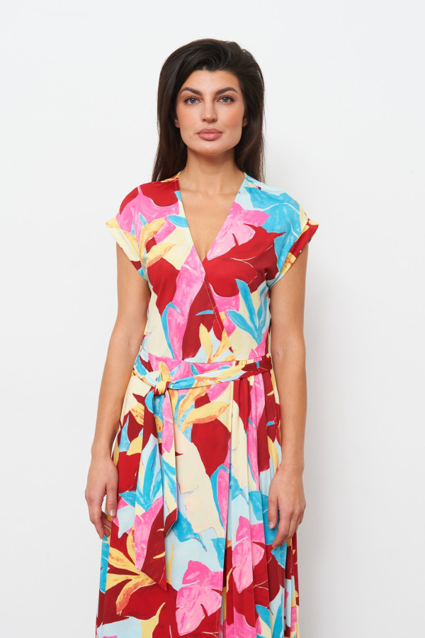 Платье с цветочным принтом