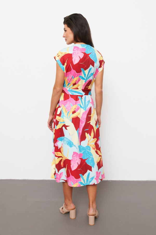 Платье с цветочным принтом