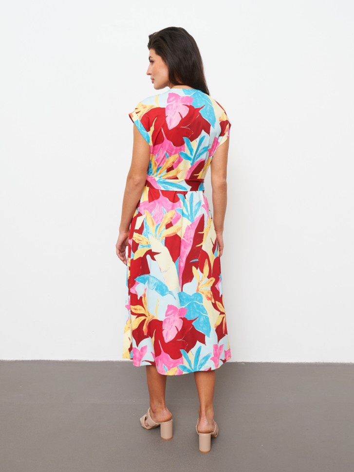 Платье с цветочным принтом