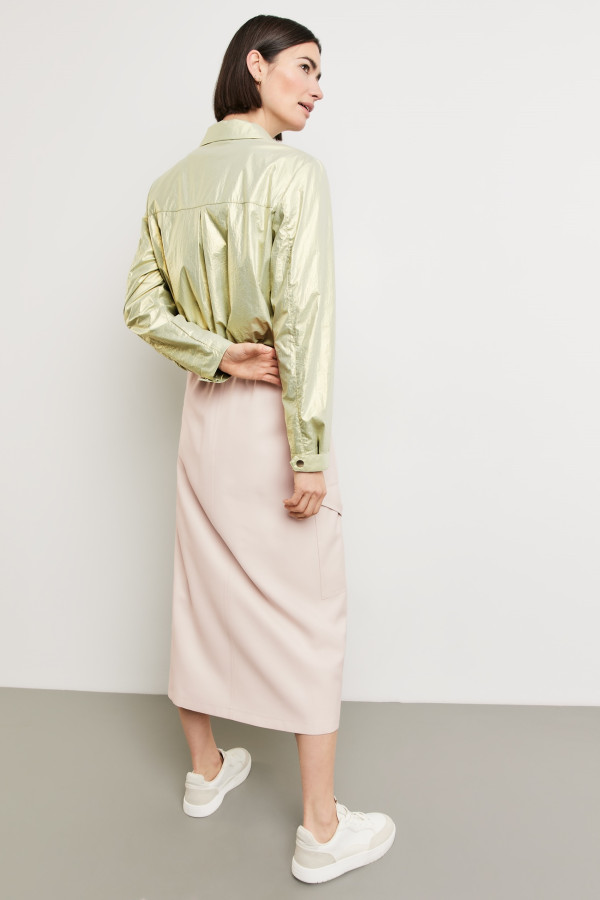 Юбка с накладными карманами