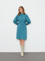 Платье миди из костюмной ткани