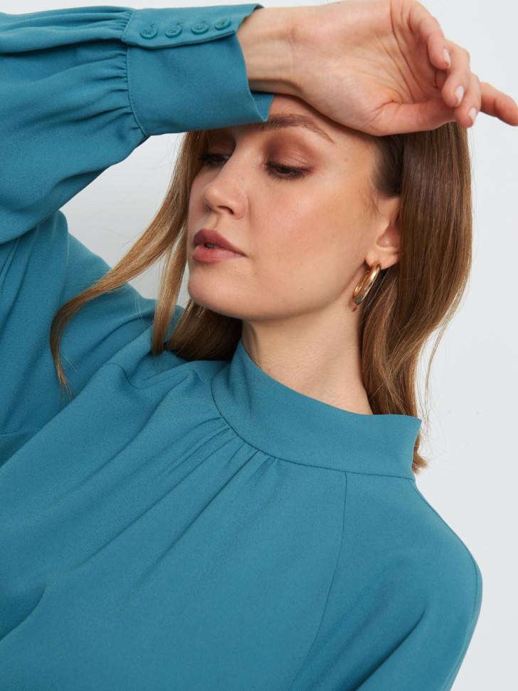 Платье миди из костюмной ткани