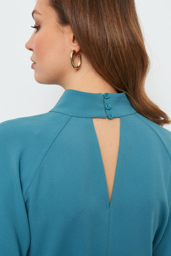 Платье миди из костюмной ткани