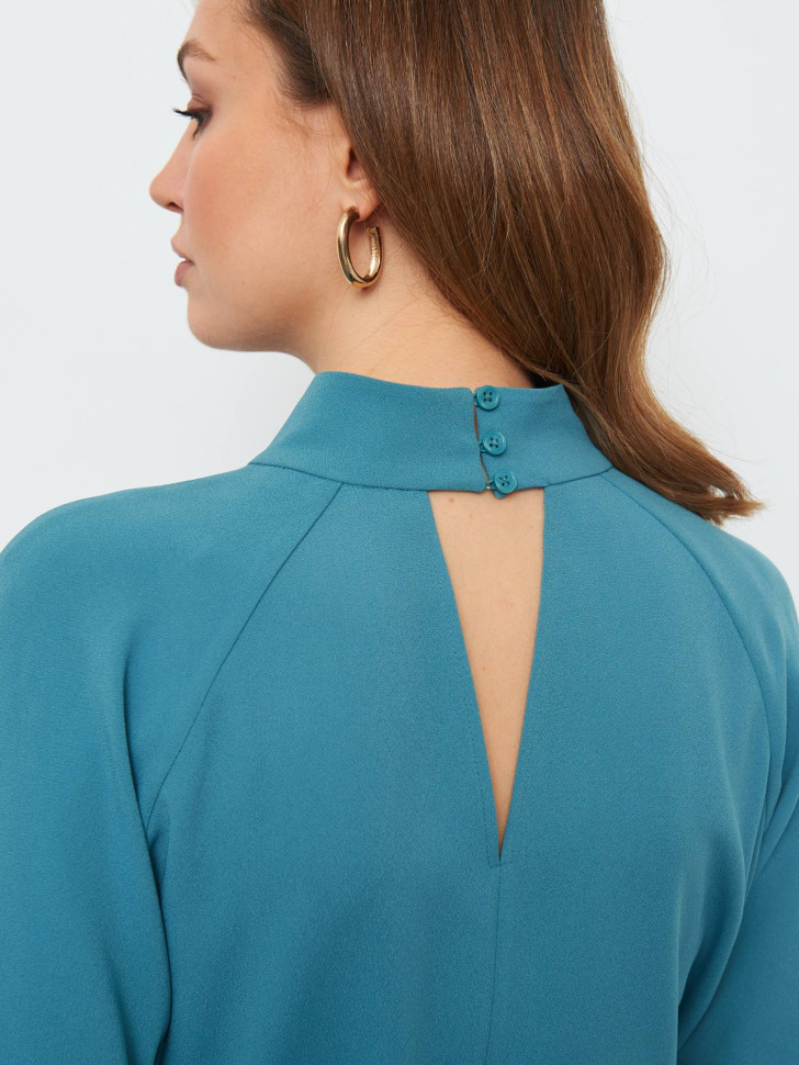 Платье миди из костюмной ткани